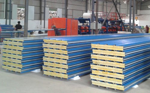 厂房翻新如何选兴海彩钢岩棉板防火厚度